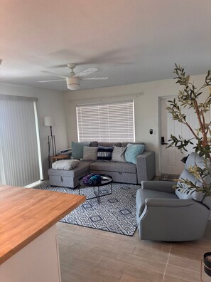 Smart-TV, DVD-spiller og bøker