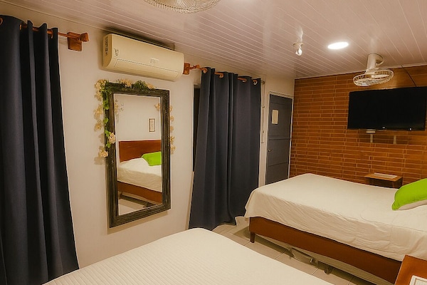 Premium bedding, individually decorated, individually furnished