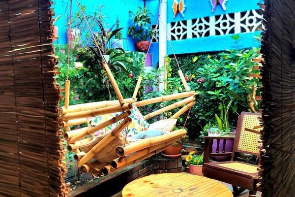 45-inch flat-screen TV with cable channels