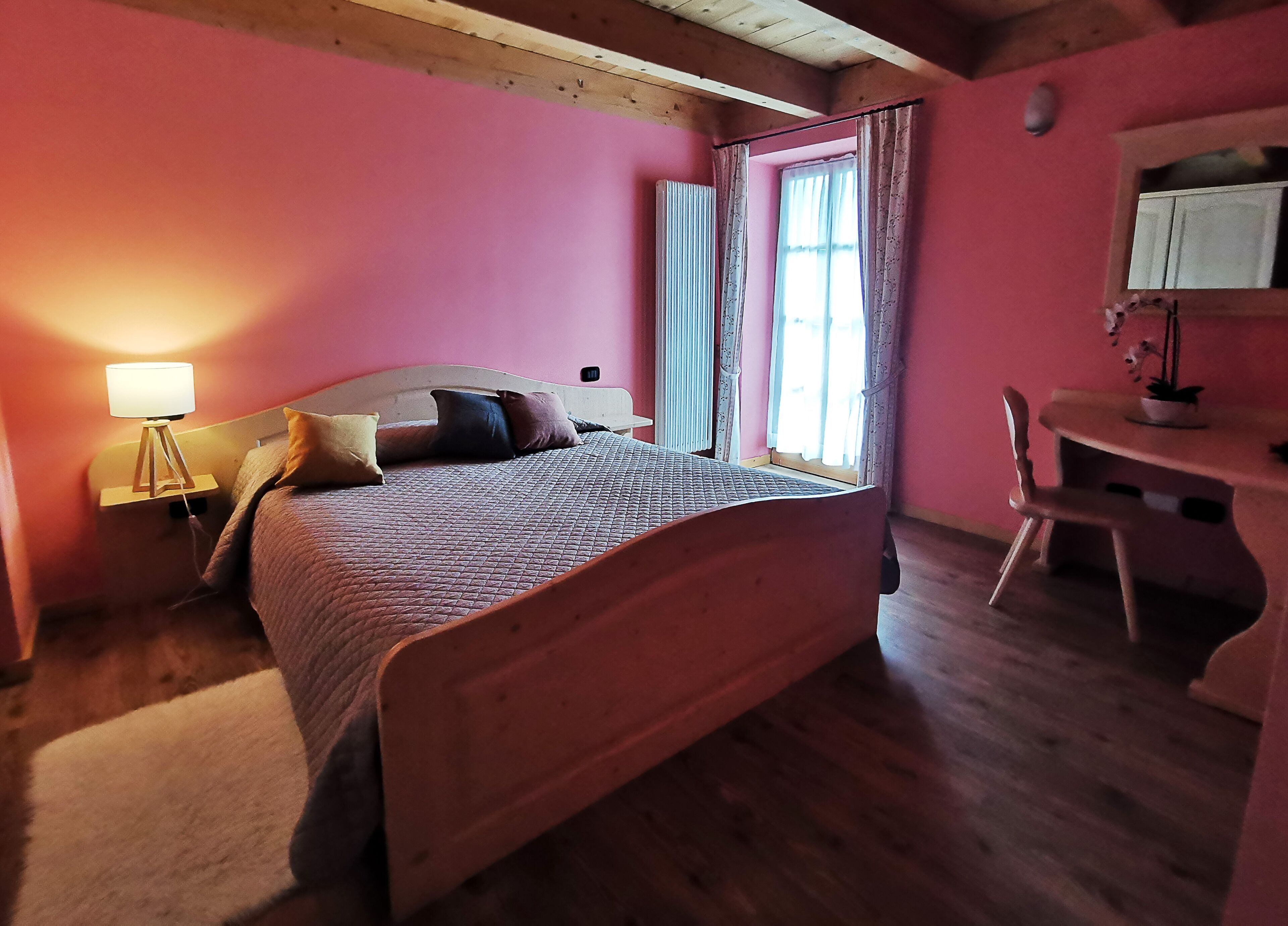 romantic house with panoramic view