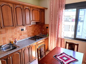 Apartment, 1 Bedroom, Balcony, City View | Private kitchen - Apartment in the City Center (Durrës)