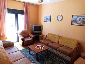 Apartment, 1 Bedroom, Balcony, City View | Living area - Apartment in the City Center (Durrës)