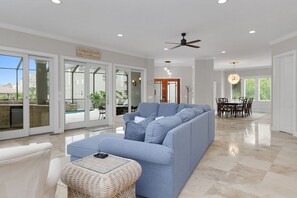 TV, fireplace, ping pong - Hidden Gem is a beautiful 5 bedroom, 5 full, 2 half bathroom Hilton Head beach rental. Located on a secluded Lane in the Bradley Beach area. It will feel like your own private getaway! (Hilton Head Island)