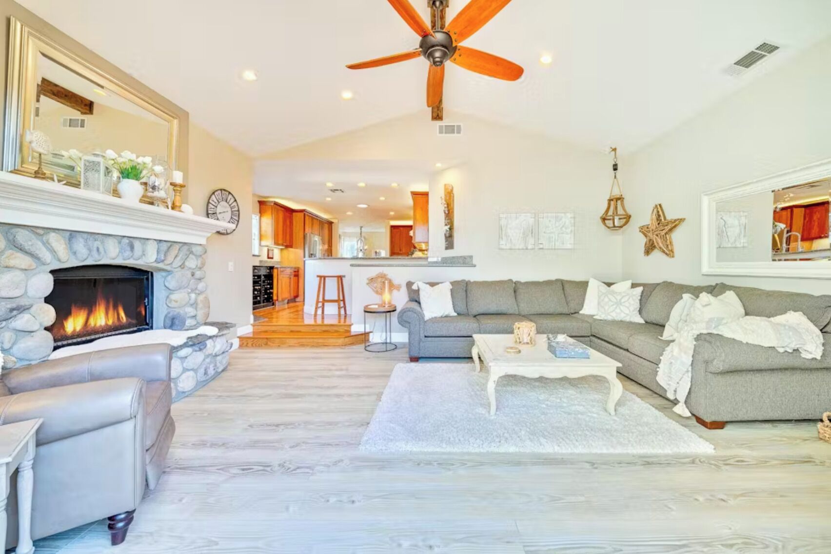 Luxury beach home one block from ocean with spa, WiFi, & gorgeous outdoor space