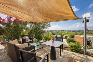 Apartment, 1 Bedroom, Smoking, Terrace | Terrace/patio - Tiara Apartment - Panoramic View With Beautiful Pool (Jan Thiel)