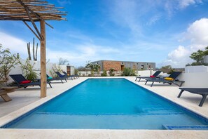 Apartment, 1 Bedroom, Smoking, Terrace | Sun deck - Tiara Apartment - Panoramic View With Beautiful Pool (Jan Thiel)