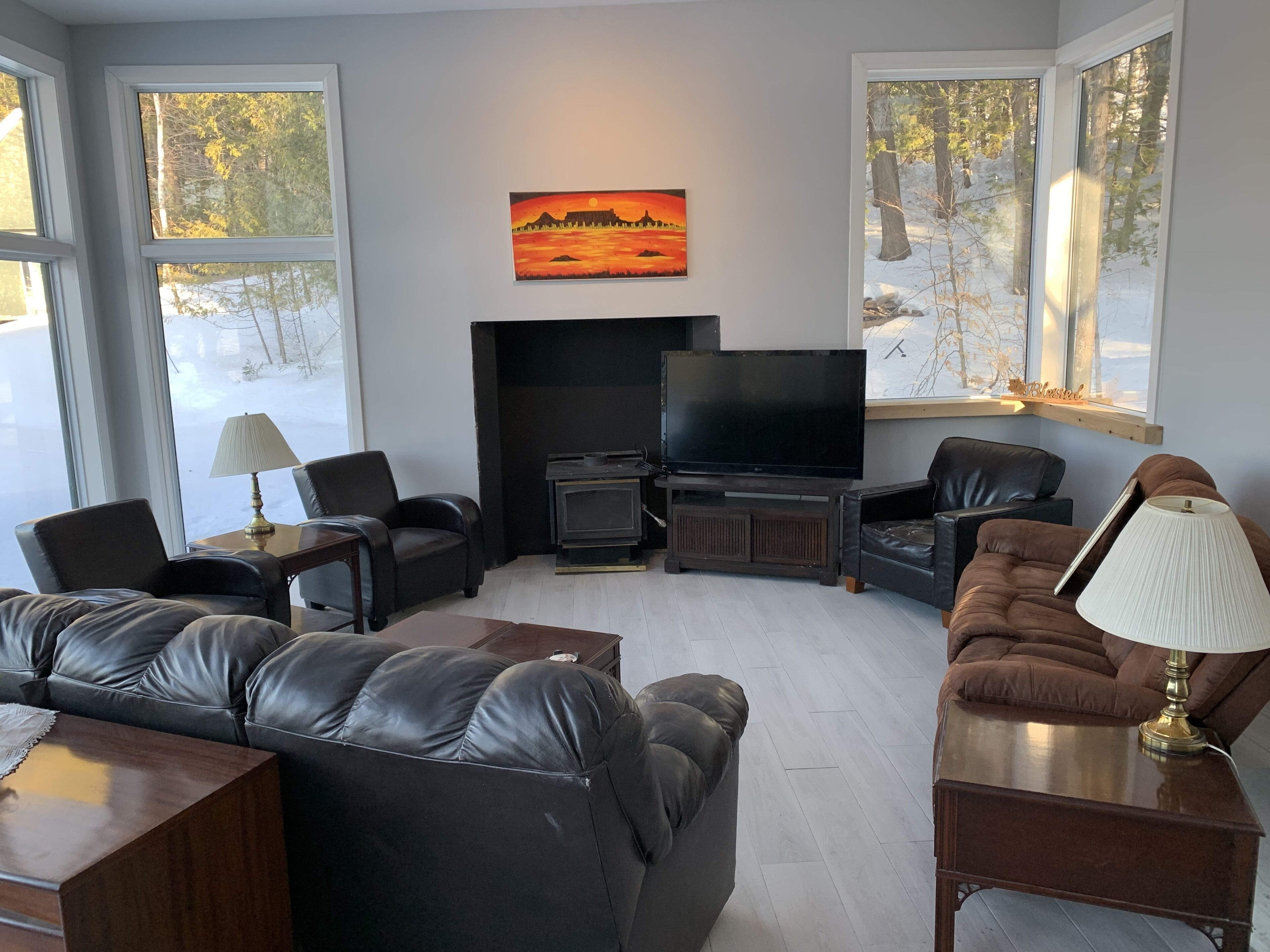 Smart TV, DVD player, video library