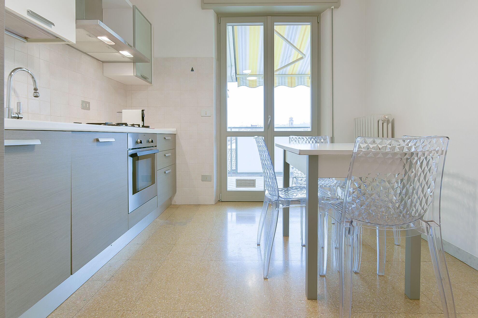 Apartamento, 2 quartos, terraço, vista para a cidade | Cozinha privada