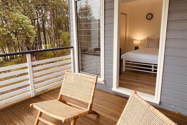 Cute little balcony off Bedroom 1