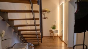Apartment, 2 Bedrooms, Balcony, Garden View | Living room - "dahem" in Bretzenheim (Bretzenheim)