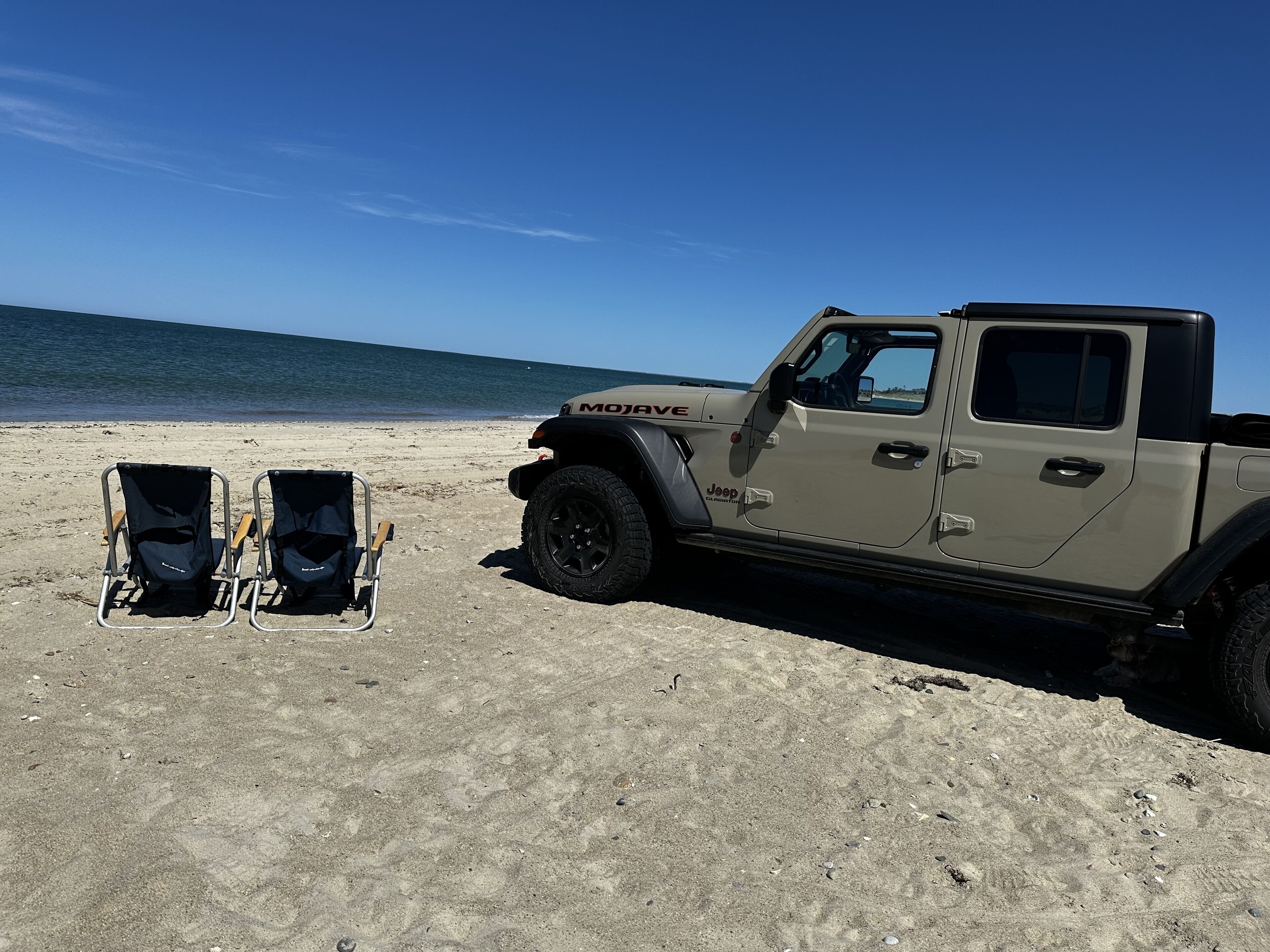 Liegestühle, Strandtücher