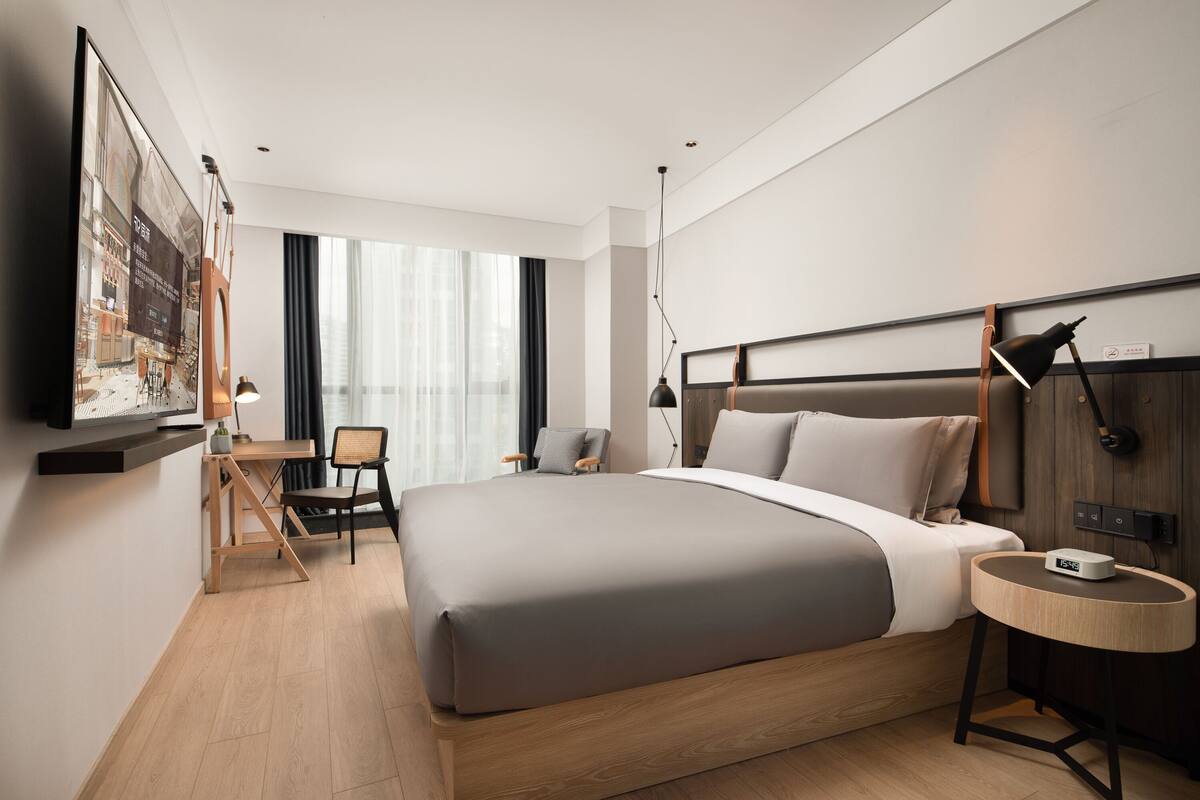 Couette en duvet d'oie, espace de travail pour ordinateur portable