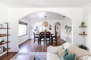 Smart TV, books, stereo, computer monitors