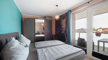 2 bedrooms, bed sheets, wheelchair access