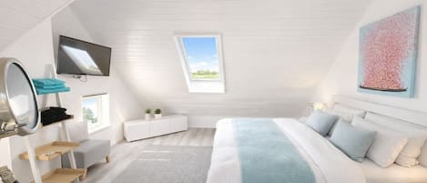 1 makuuhuone, ilmainen Wi-Fi, vuodevaatteet