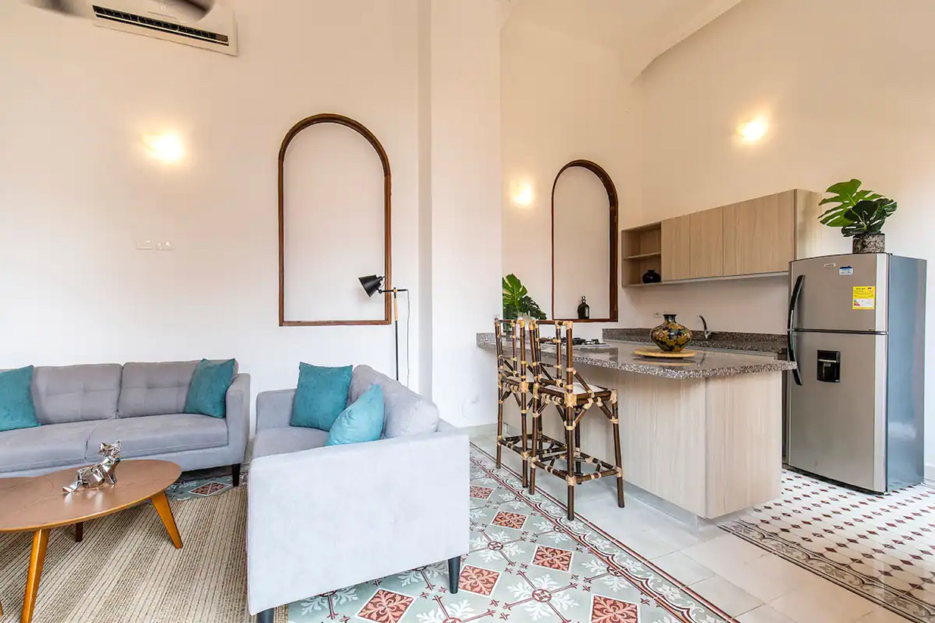 2cm-j1 Apartment In Getsemani With Air Conditioning Pool And Wifi