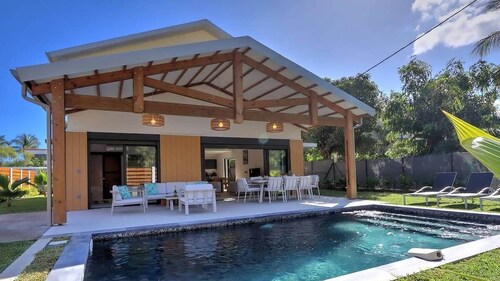VILLA ELISA à 300m du lagon