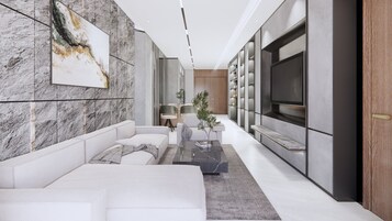 Penthouse Two Bedroom, with afternoon tea | Living area