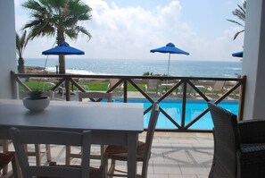 Villa, 3 Bedrooms, Smoking, Private Pool | Outdoor dining - Sea Front Villa With Private Heated Pool, Quiet Area Paphos 322 (Kissonerga)