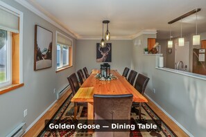 Dining - Spacious Home on a Rushing Glacier Fed Creek (Seward)