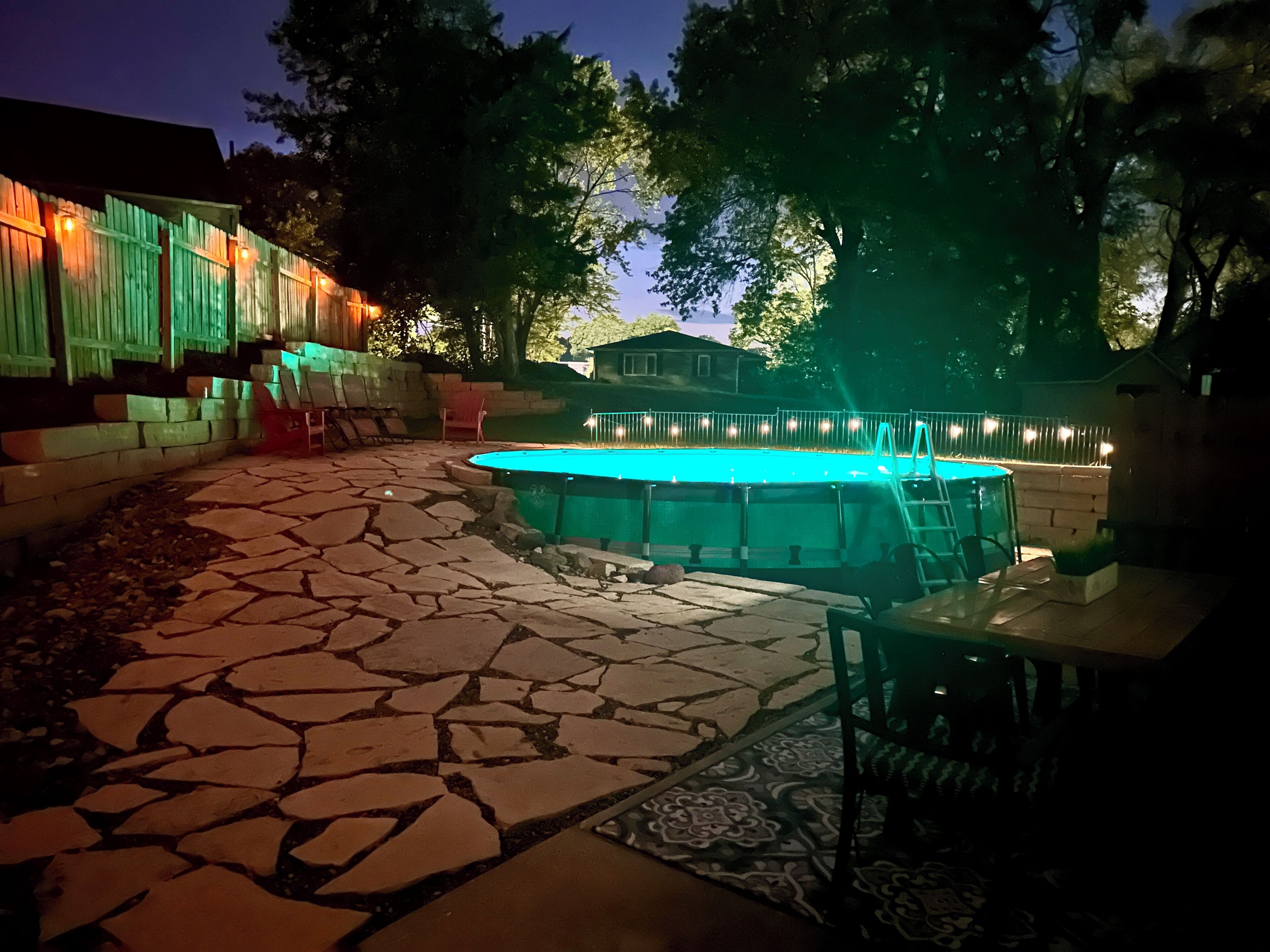 Alberca al aire libre 