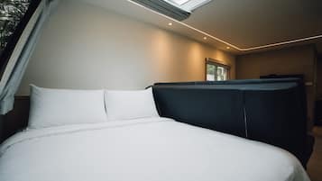 Suíte estúdio panorâmica | 1 quarto, individualmente mobiliados, cortinas blackout