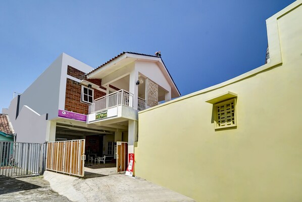 Overnatningsstedets facade