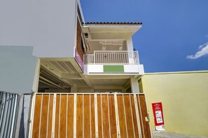 Overnatningsstedets facade