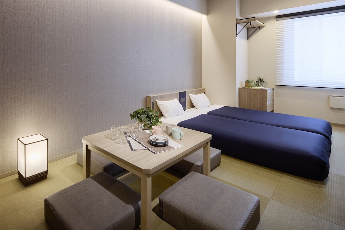 Traditioneel appartement, meerdere bedden, niet-roken, keuken | 1 slaapkamer, luxe beddengoed, donzen dekbedden, een kluis op de kamer