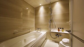 Apartamento luxo, várias camas, para não fumantes, cozinha | Banheiro | Secador de cabelo, chinelos, bidê, toalhas de banho