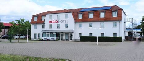 Voorkant van accommodatie