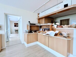 Daily buffet breakfast (EUR 10 per person)