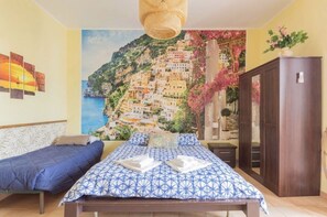 Firemannsrom – standard, privat bad, fjellutsikt | Italienske Frette-laken, sengetøy av topp kvalitet og dundyner