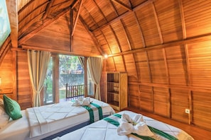 Quarto duplo luxo | Wi-Fi de cortesia, roupa de cama