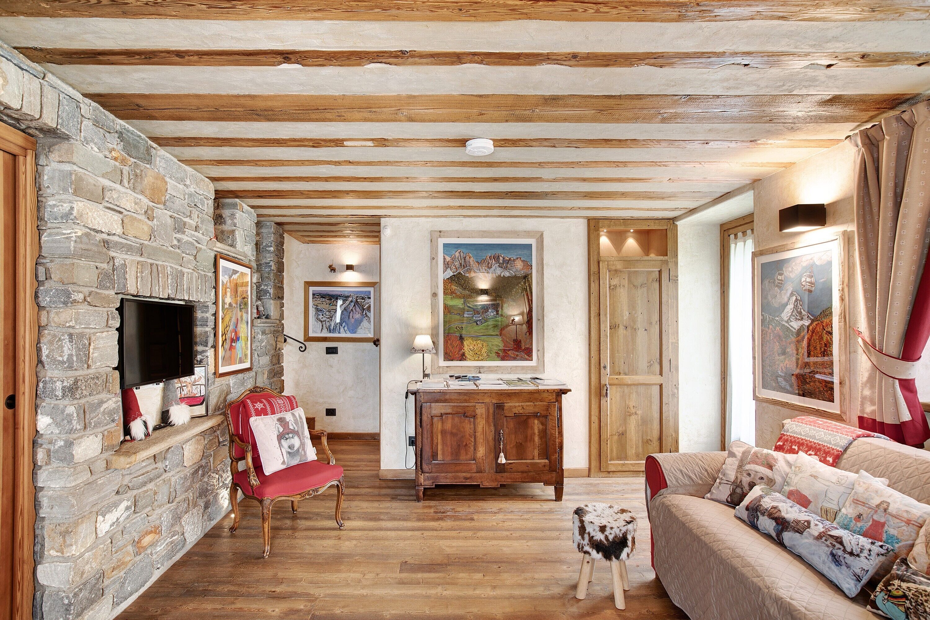 Appartement "Il Cuore Della Valdigne" Avec Vue Montagne, Balcon Et Wi-fi - La Thuile