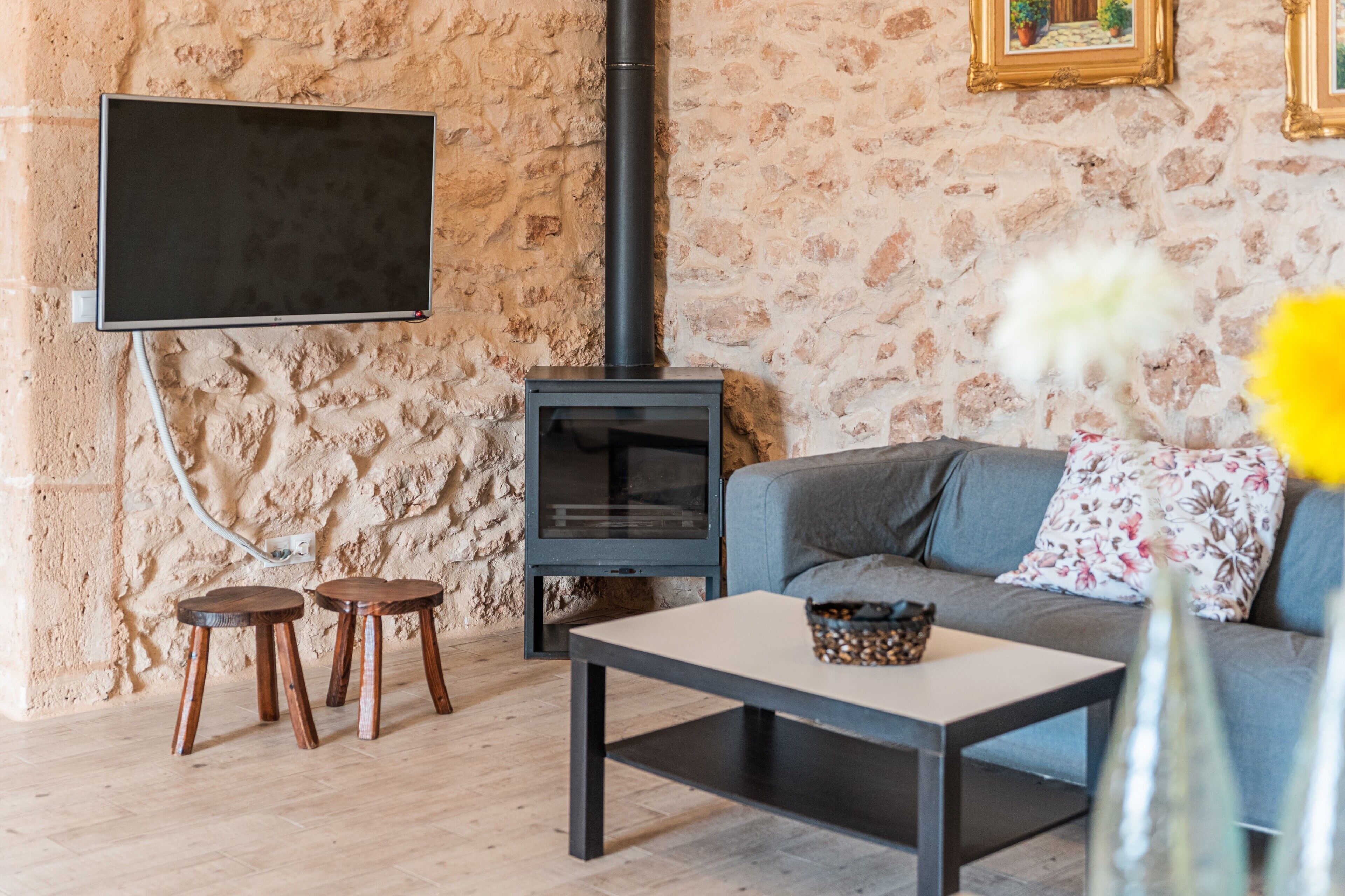 Villa 'Garraseca' Con Vistas A La Montaña, Wi-fi Y Aire Acondicionado - Cala Pi