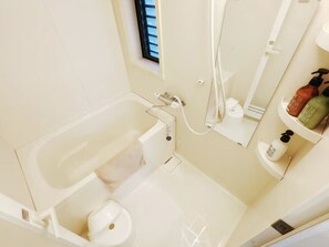 Signature Apartment, Non Smoking, Refrigerator & Microwave | Bathroom | Combined shower/tub, hair dryer, bidet, towels - Minamiaoyama 1st (Tokyo)