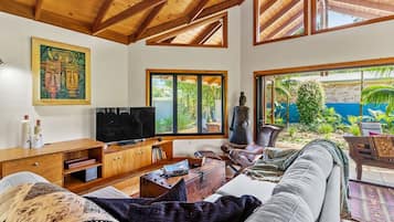 Smart TV, table football, books