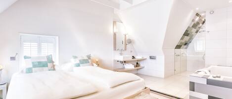 Premium bedding, Select Comfort beds, in-room safe