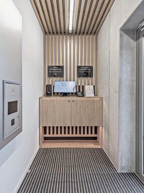 Mostrador para check-in y check-out