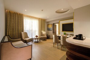 Luxury Suite, Terrace | Premium bedding, memory foam beds, minibar, in-room safe - Taj Gandhinagar Resort & Spa (Mansa)