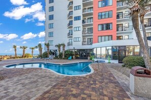 Indoor pool, a heated pool - 9th Floor Studio, Breathtaking Ocean Front, Pools! (Myrtle Beach)