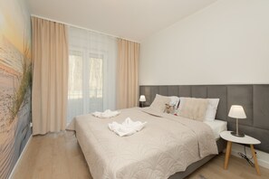 1 bedroom, iron/ironing board, WiFi, bed sheets - Jasna 9B | Stylish Apartment | Close to the Sea (Miedzywodzie)