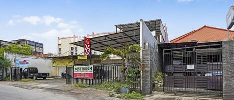 Overnatningsstedets facade