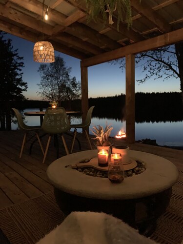 Charming Waterfront Cottage and Guest House with Private Beach.