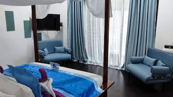 Literie de qualité supérieure, surmatelas, minibar