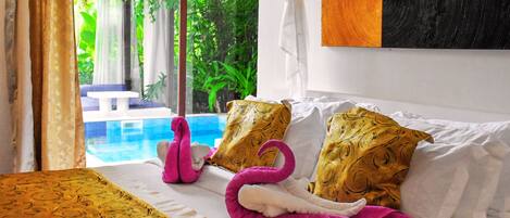 Exclusive Villa, 1 King Bed | Premium bedding, pillowtop beds, minibar, in-room safe