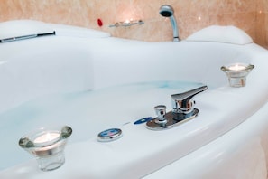 Hair dryer, bidet, towels