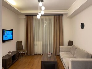 Living area - Spacious 1-Bedroom Apartment in the Center (Yerevan)