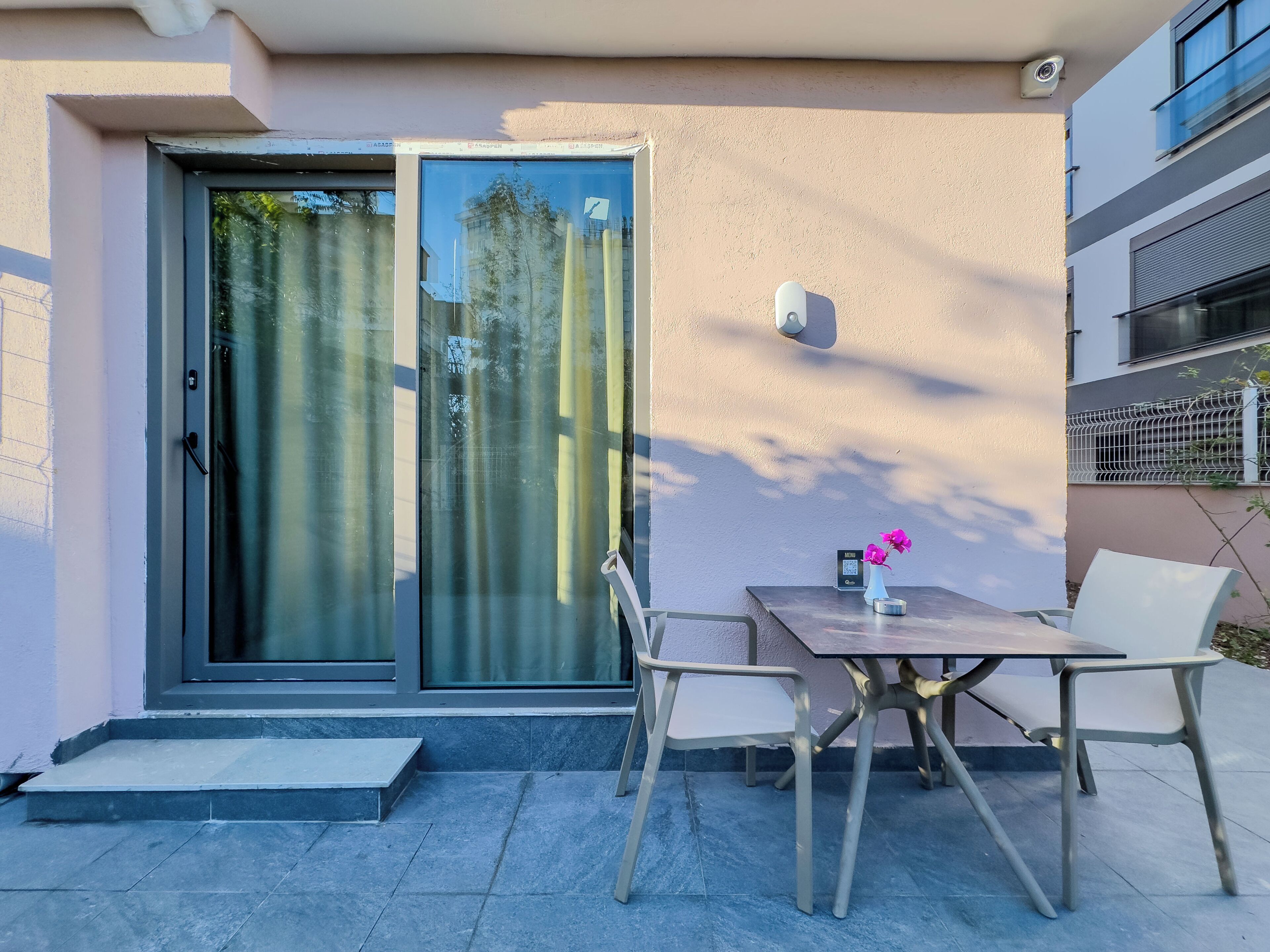 basic double room, patio, garden area | terrace/patio